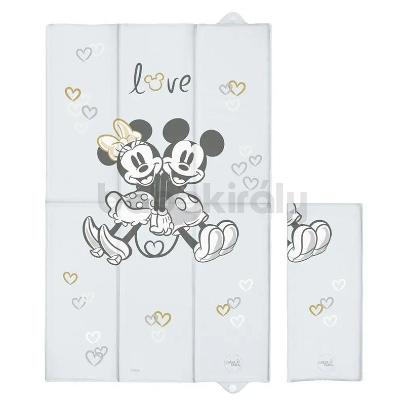 Utazó Pelenkázó Lap (Összehajtható) - Minnie és Mickey egér - Szürke