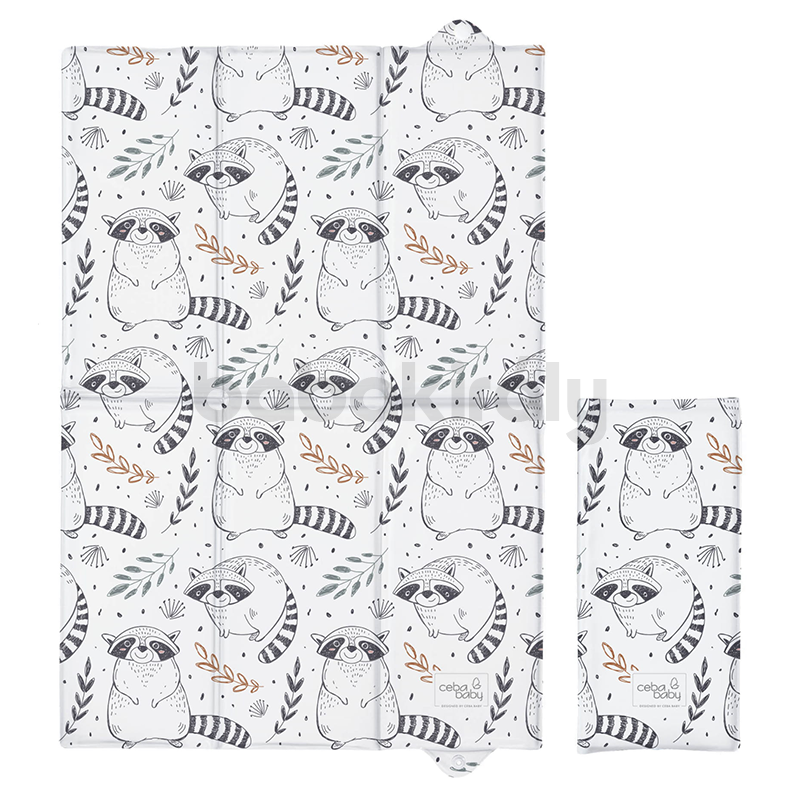 Utazó Pelenkázó Lap (Összehajtható) - Erdei mosómedve