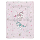 Pelenkázó lap - Unikornis - Rózsaszín