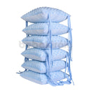 Minky párnás fejvédő - Kék