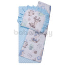 Babakocsi takaró és párna szett - Erdei barátok