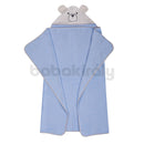 Kapucnis Fürdőlepedő - Macis - Kék