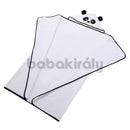 Kapucnis Fürdőlepedő - Panda - Fehér