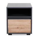 Klups Dalia - Éjjeli szekrény - Antracit és tölgy