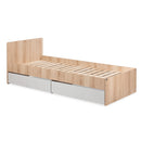 Klups Dalia - Ágyneműtartós ifjúsági ágy - Bükk és szürke