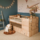 Klups Átalakítható kombi kiságy - Bükk