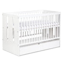 Klups Paula - Ágyneműtartós kiságy - Fehér