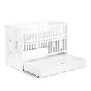 Klups Paula - Ágyneműtartós kiságy - Fehér