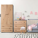 Klups Paulina - Komód - Grafit/Tölgy