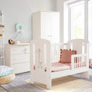 klups safari zsiraf szekreny feher butor