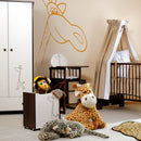 klups safari zsiraf ketajtos szekreny feher dio butor