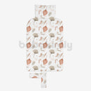 Utazó Pelenkázó Lap (Tépőzáras) - Levelek - Bronz