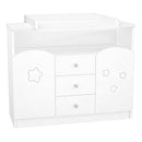 timba felix 3 elemu szekrenysor komoddal feher butor