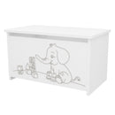 timba felix elefantos jatek tarolo feher butor