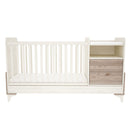 Timba Kloé - 2 Fiókos Kombi Kiságy (krém-fűz)