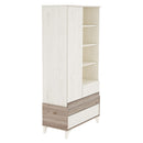 Timba Kloé - Háromfiókos Egyajtós Szekrény (krém-fűz)