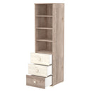 timba viki haromfiokos nyitott szekreny krem fuz butor