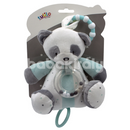 Tulilo felhúzható zenélő játék - Panda - Türkiz