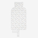 Utazó Pelenkázó Lap (Tépőzáras) - Rajzolt virágos