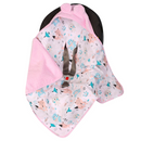 Takaró hordozóba - Erdei állatok - Rózsaszín